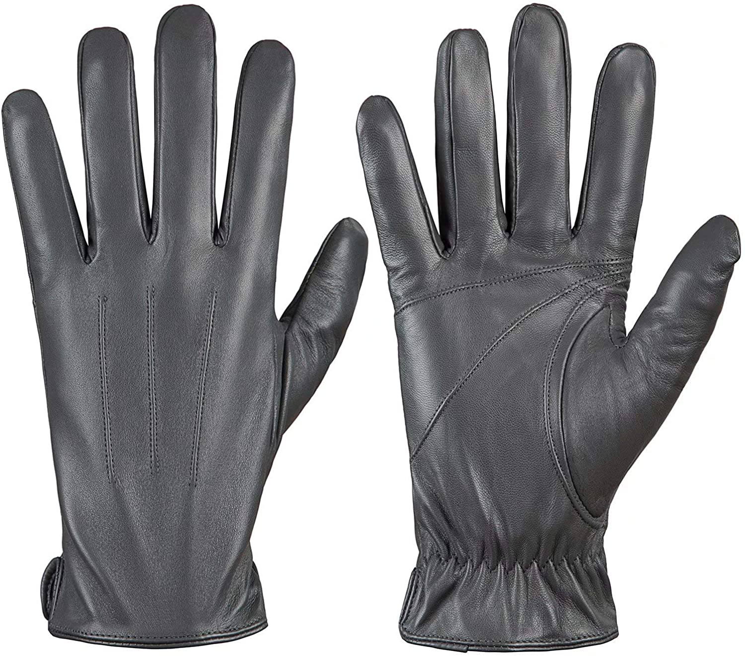 Custom genuine sheepskin driving leather gloves